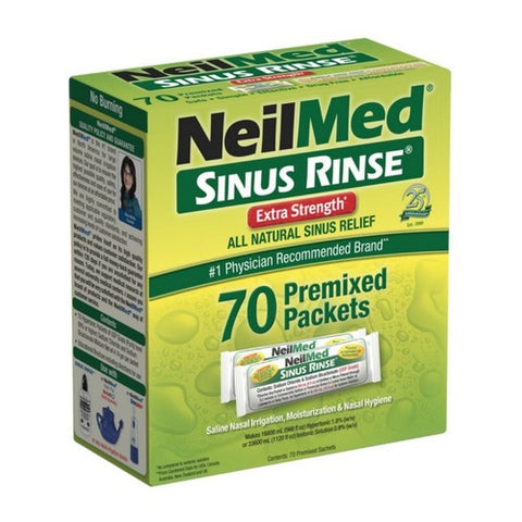 Neilmed, Sinus Rinse Extra Strength, 70 Packets