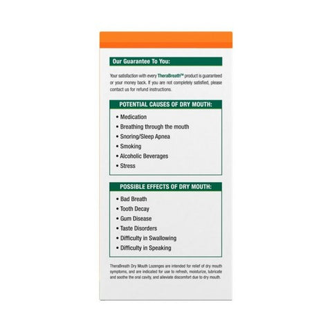 Therabreath, Dry Mouth Lozenges Mandarin + Mint, 100 Count