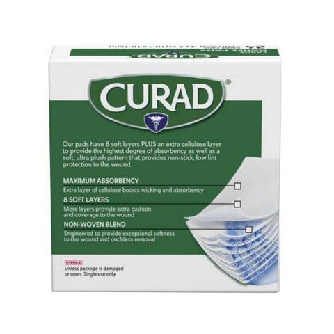 Curad, Avant Gauze Pads 4 Inches X 4 Inches, 24 Count