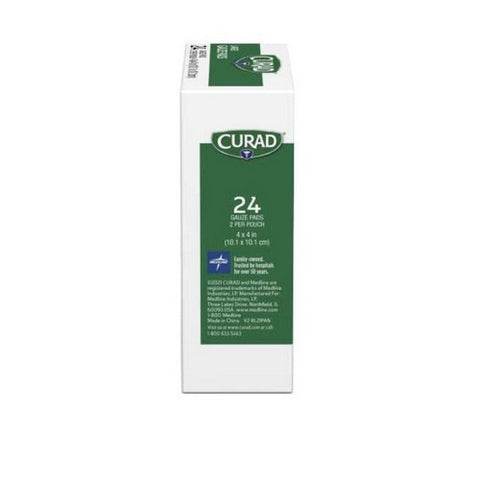 Curad, Avant Gauze Pads 4 Inches X 4 Inches, 24 Count