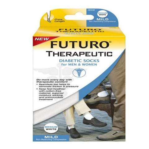 Nexcare, Futuro Diabetic Socks for Men & Women Mild, 1 Count