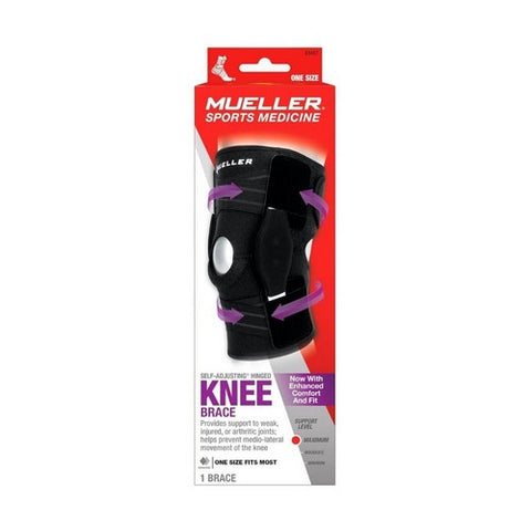 Mueller, Adjustable Hinged Knee Brace One Size, 1 Count