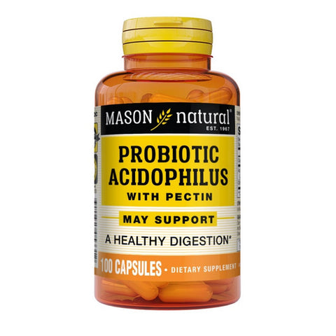 Mason, Probiotic Acidophilus With Pectin, 100 Caps