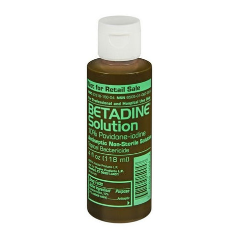 Betadine, 10% Solution Surgical Scrub, 4 Oz