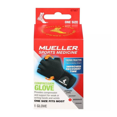 Mueller Sport Care, Sports Medicine Compression Glove Moderate, 1 Count