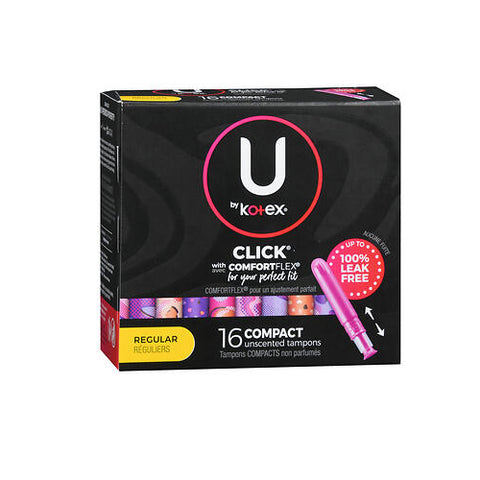 U By Kotex, Compact Tampons Regular Absorbency, 16 Count