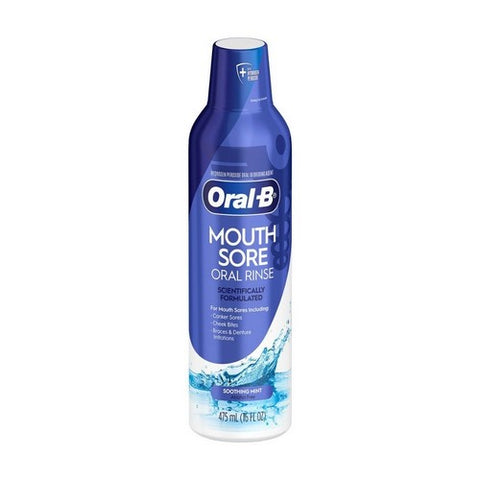Crest, Oral-B Mouth Sore Special Care Oral Rinse Soothing Mint, 475ml