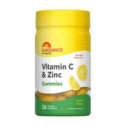 Sundance, Vitamins Vitamin C + Zinc Vegetarian Gummies, 36 Count