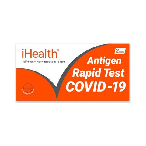 I Health, Covid-19 Antigen Rapid Test, 2 Count