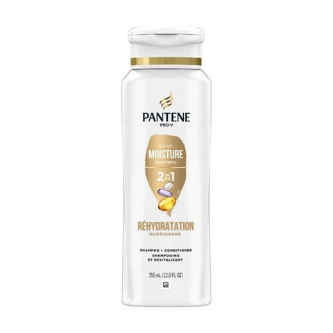 Crest, Pantene Pro-V Daily Moisture Renewal 2 in 1 Shampoo & Conditioner, 12 Oz