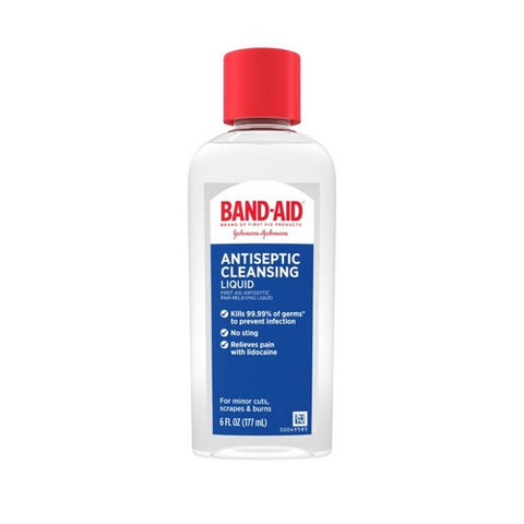 Band-Aid, Hurt-Free First Aid Antiseptic Liquid, 6 Oz