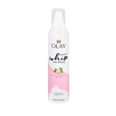 Crest, Olay Whip Foaming Body Wash White Strawberry & Mint, 10.3 Oz
