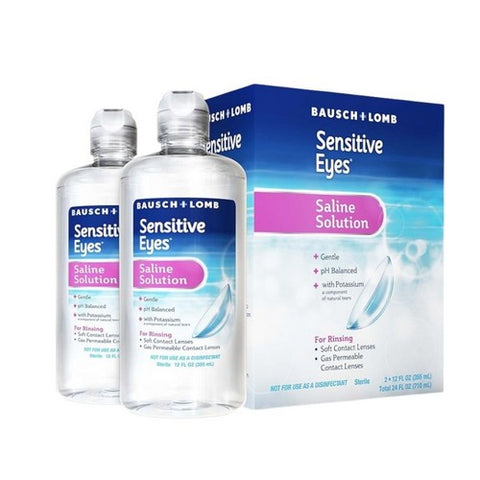 Bausch + Lomb, Gentle Sensitive Eyes Saline Solution, 24 Oz