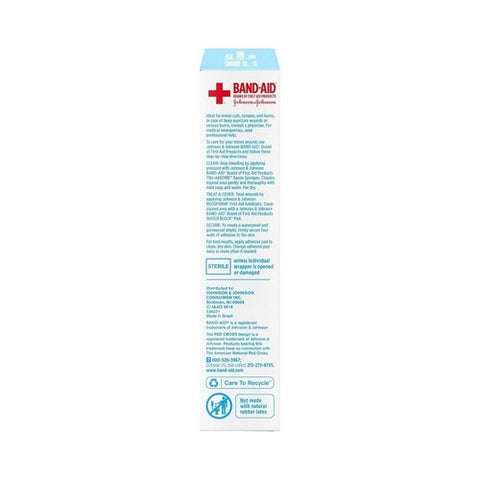 Band-Aid, Water Block Flex Large Adhesive Pad, 6 Count