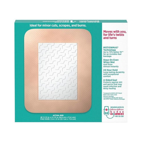 Band-Aid, Skin-Flex Large Adhesive Cover, 6 Count