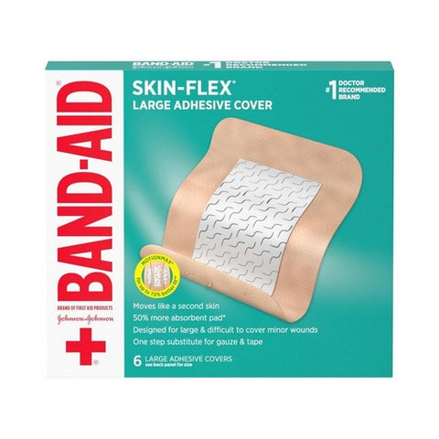 Band-Aid, Skin-Flex Large Adhesive Cover, 6 Count