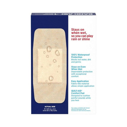 Band-Aid, Water Block Flex Extra Large Adhesive Bandages, 7 Count