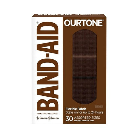 Band-Aid, OurTone Adhesive Bandages Assorted BR65, 30 Count
