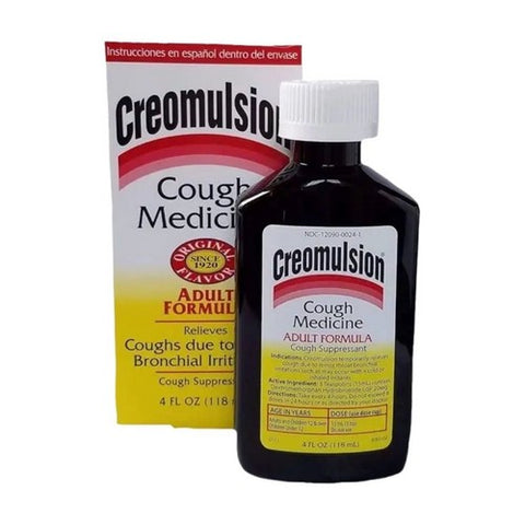 Creomulsion, Cough Medicine Adult Formula, 4 Oz