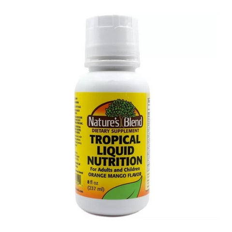 Nature's Blend, Tropical Liquid Nutrition, 8 Oz