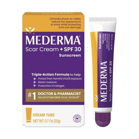 Kaopectate, Mederma Scar Cream + SPF 30, 20 Grams
