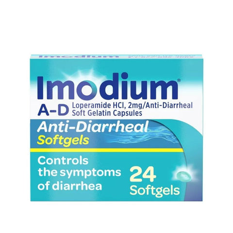 Neutrogena, Imodium A-D Anti-Diarrheal, 24 Softgels