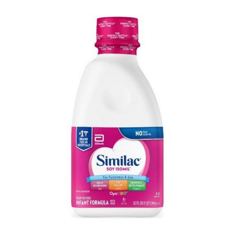 Similac, Isomil Soy Infant Formula with Iron Ready to Feed, 32 Oz