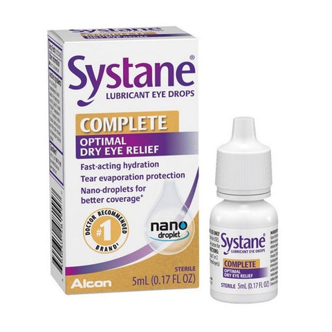 Systane, Complete Optimal Dry Eye Relief Lubricant, 5 Ml