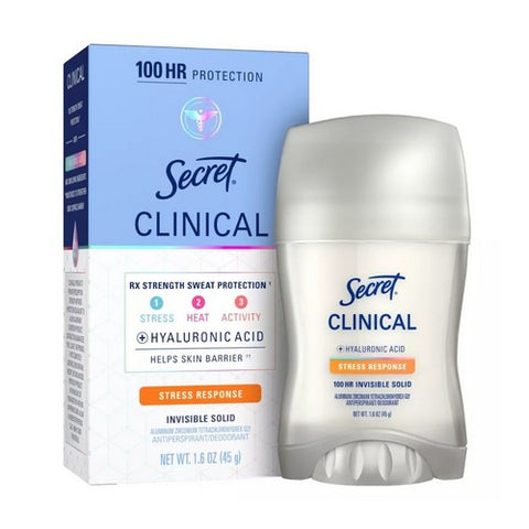 Crest, Secret Strength Antiperspirant Invisible Solid Stress Response, 1.6 Oz