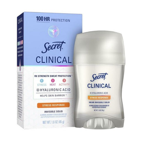 Crest, Secret Strength Antiperspirant Invisible Solid Stress Response, 1.6 Oz