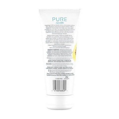 Gillette, by Venus Pure Shave Cream Manuka Honey & Vanilla, 6 oz