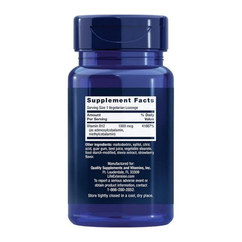 Life Extension, B12 Elite, 60 Lozenges