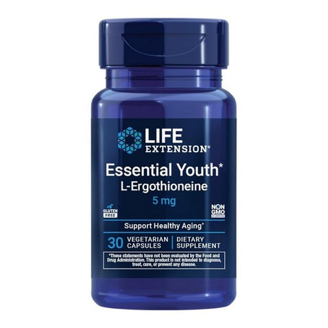 Life Extension, Essential Youth L-Ergothioneine, 5 mg, 30 Vegetarian Capsules