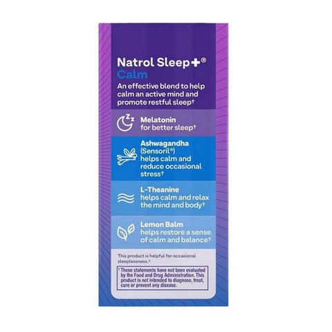 Natrol, Sleep + Calm, 30 Caps
