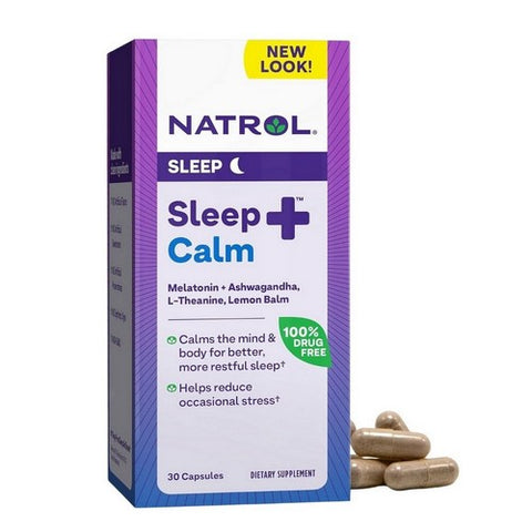 Natrol, Sleep + Calm, 30 Caps