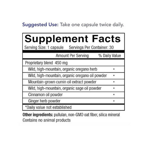 North American Herb & Spice, Oregacillin, 450mg, 30 Caps