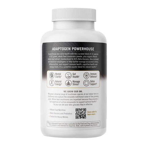 Om Mushrooms, Mushroom Master Blend, 160 Count