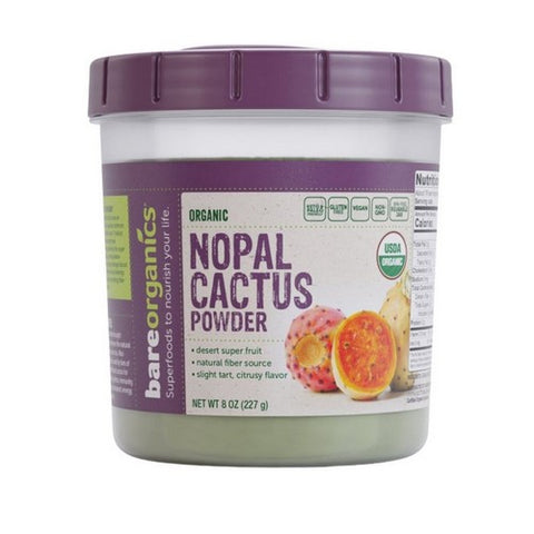 Bare Organics, Nopal Cactus Powder, 8 Oz