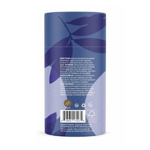 Attitude, Leaves Bar Deodorant Sea Salt, 3 Oz