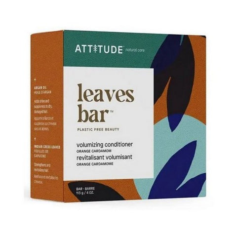 Attitude, Leaves Bar Volume Conditioner Orange Cardamom, 4 Oz
