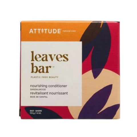 Attitude, Leaves Bar Nourishing Conditioner Sandalwood, 4 Oz