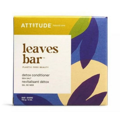 Attitude, Leaves Bar Detox Conditioner Sea Salt, 4 Oz