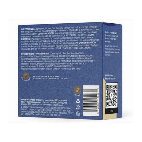 Attitude, Leaves Bar Detox Conditioner Sea Salt, 4 Oz