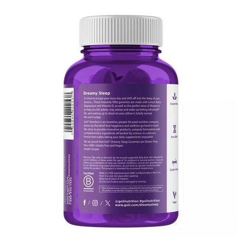Goli Nutrition, Goli Sleep Gummies, 60 Count