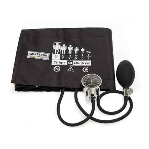 McKesson, Aneroid Sphygmomanometer Unit Thigh Cuff Nylon Cuff 40 - 66 cm 01-700-13TBRGM, Box Of 1
