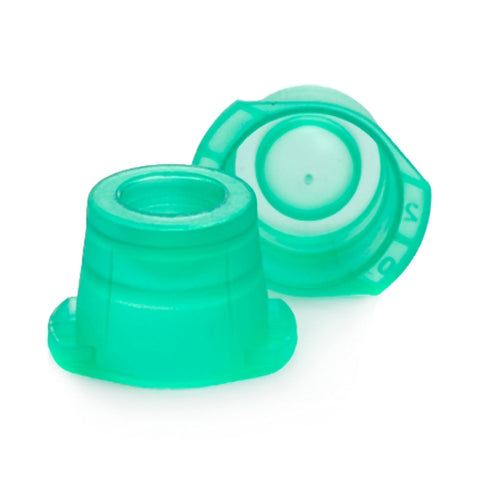 McKesson, Tube Closure Polyethylene Snap Cap Green 12 mm / 13 mm / 16 mm (Universal) Fits 177-118115G, Count of 1000