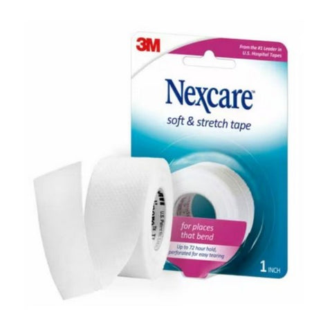 Nexcare, 3M Nexcare Fabric Medical Tape 1 Inch x 6 Yard White, Box Of 24