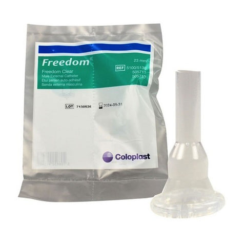 Coloplast, Freedom Clear Male External Catheter Small Seal, Box Of 100
