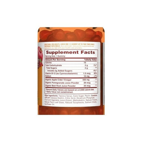 Sundown Naturals, Apple Cider Vinegar Gummies, 90 Count