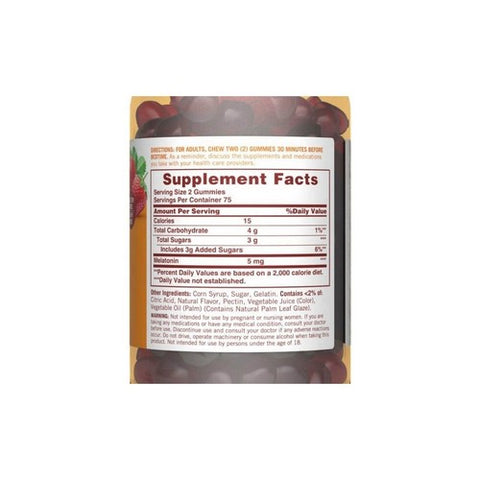 Sundown Naturals, Melatonin Gummies, 150 Count